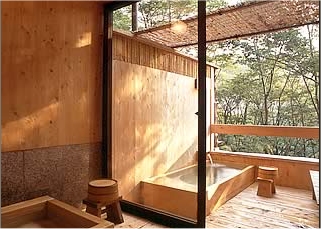 Private Outdoor Hot Spring Bath (attached to Guest Room)